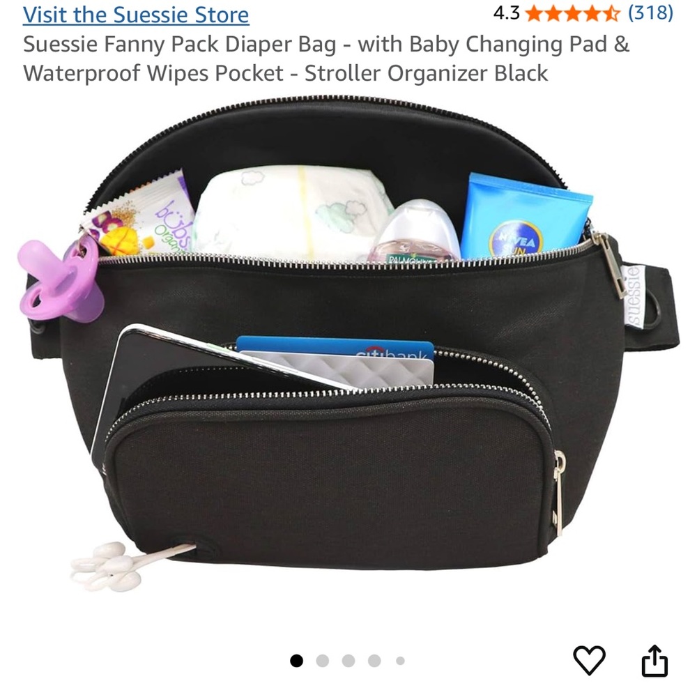 Belt Bag style Diaper Bag